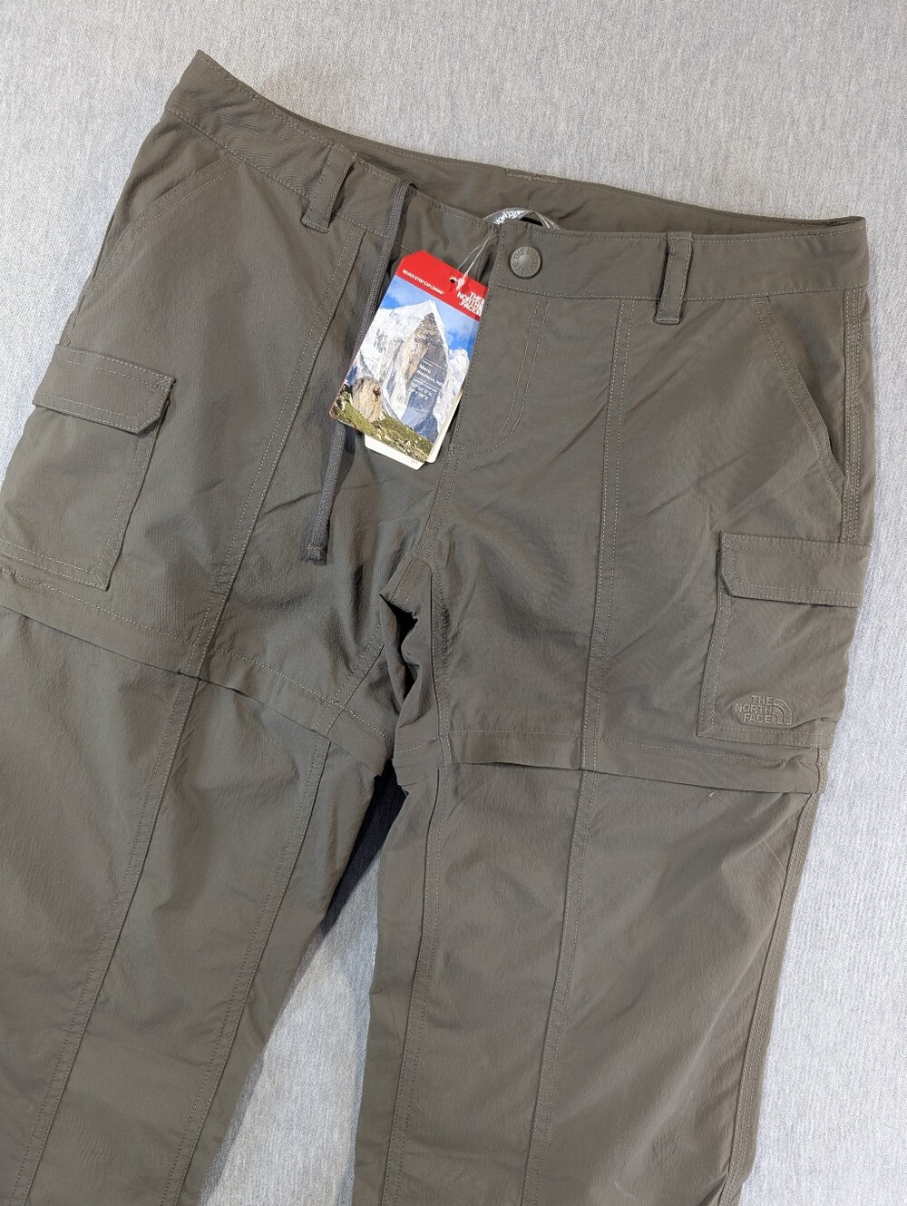 The North Face Paramount II Convertible Pants Women's 8 Brown NWT